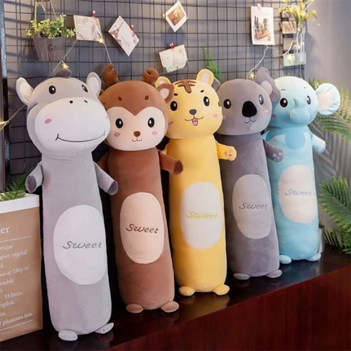 gối ôm hình thú dáng dài 2