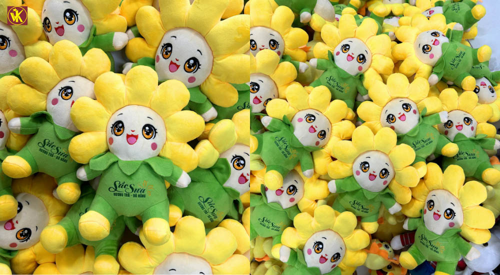 Finished products meeting quality standards from plush toys factory