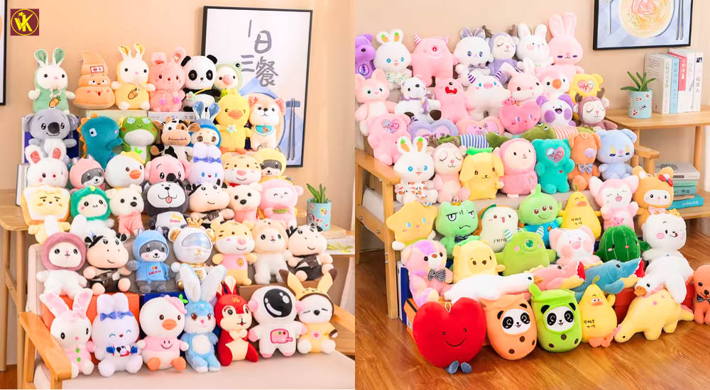 wholesale plush toys inside claw machines