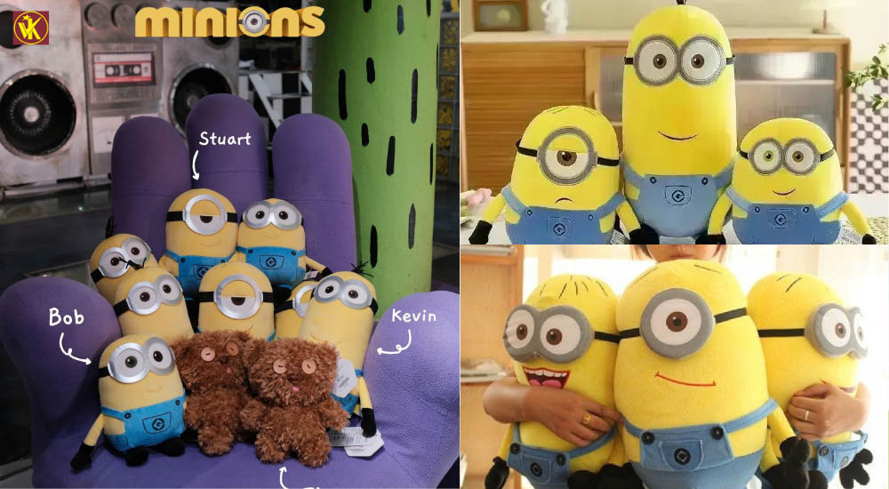 Friendly minion stuart plush toy look creating immediate customer emotional connection