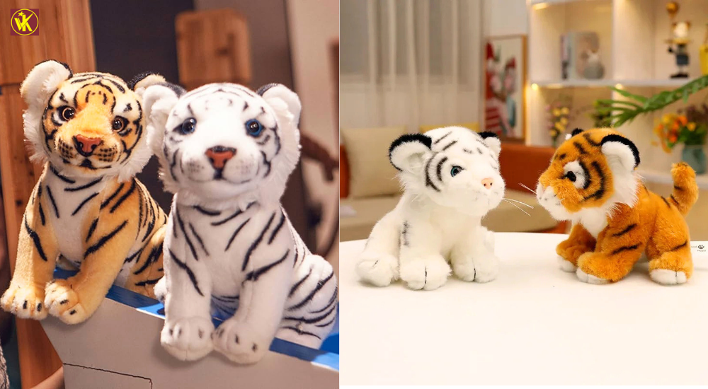 Sample checking by tiger plush toy manufacturers
