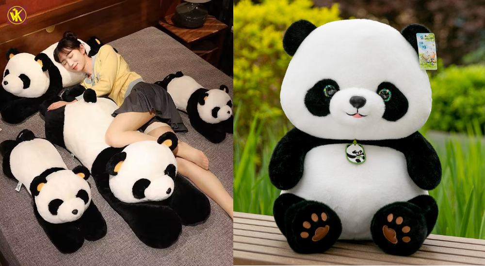 Custom B2B OEM panda plush toys from the best panda toys plush manufacturers